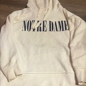 Pressbox Cream Hoodie with Drawstring